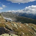 wegloser Abstieg mit schönem Blick zum Aletschgletscher