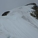 Blick zurück zum Jungfrau-Gipfels, während es rund herum zuzieht