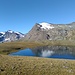 die Punta Basei (3338m) über dem Lago Rosset