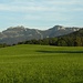 Kampenwand und Scheibenwand im Abendlicht