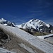 le copertura sul ghiacciaio, prossime piste da sci