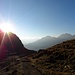 Tag 73: Morgenstimmung am langen, einsamen Weg vom Rifugio Sella über den Col Gran Neyron zum Rifugio Chabod.