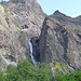 Arrete de la Cascade (oberer Teil) auf der rechten Seite des Falls