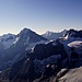 Gipfelblick zu den bereits bestiegenen schönen Hörnern: [http://www.hikr.org/tour/post98209.html Tschingel- und Breithorn]