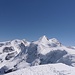 Ausblick auf die höchsten Monte Rosa Gipfel