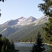 Piz de Trescolmen and Alta burasca from Lago d'Isola.