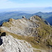 Blick vom Gipfel des Girenspitz (2448 m) auf das weitere Tagesprogramm