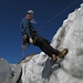 Übungen an Gletscherspalten...