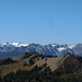 Südlicher Blick hinein in die Olympic Mountains (am Mount Olympus sind auch auf 1500m noch Gletscher zu finden).