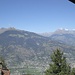 Vista su Aosta dall'appartamento diurna