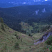 Blick vom Brunnenkopfgrat ins schöne Kleb / Vista dalla cresta del Brunnenkopf al bellissimo Kleb