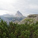 Blick zu den Drei Zinnen