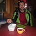 Ueli e il té caldo offerto da Fabrizio