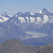 Finsteraarhorn 4274 m mit dem Aletschgletscher