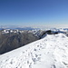 Der Gipfelgrat mit dem Panorama gegen Westen