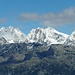 Il Sasso Nero sovrastato dal Roseg, Scerscen, Bernina e Cresta Guzza