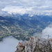 Blick vom Gipfel Pierre Avoi (2473 m) ins Rohnetal<br />Für wenige Sekunden hatte ich etwas Sicht