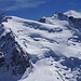 Blick zum Mt. Blanc du Tacul und Mont Maudit