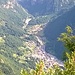 Panoramica su Alagna Valsesia dalla Cima Mutta 2135 mt.
