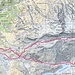 Route im Überblick: 1680m Auf-/Abstieg, 15,6km Distanz