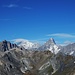 Mont Blanc und im vordergrund Grandes Jorasses