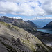Abstieg vom Col de Susanfe (2494 m) zum Lac de Salanfe