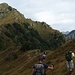 Offenes Gelände im Anstieg auf den Monte Suchello