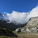 düstere Aussichten im Aufstieg Richtung Planurahütte