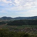 Bei der Ruine Homberg fällt der Blick über Wittnau zum Bänkerjoch bis in die Alpen.