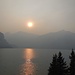 Wie hier am Bow Lake/Alberta (Icefields Parkway) hat der starke "Smoke" der Waldbrände an einigen Tagen doch arg die Sicht vernebelt, gerade wegen dem hohen Luftdruck über mehrere Tage  (26.08.15).