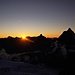 Sunset over the Klein Matterhorn