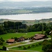 Aussicht vom Rosinli - Vorne Pfäffikersee, hinten Greifensee