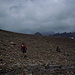 salendo verso il rifugio 3A