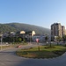 noch ruhig ist's in Tetovo - doch herrscht bereits prächtiges Tourenwetter