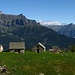 le baite dell'Alpe Albiona, il pizzo Diei e monte Cistella