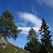 oberhalb der Seelacheralm: bizarre Wolken und heftige Sturmböen