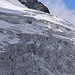 Abbruchkante des Matterhorn Nordgletschers.