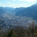 View from the summit of M. Calisio towards Trento