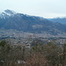 View towards Trento from the summit of M. Celva.