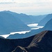 Da questa cima si vedono tre laghi: Lago di Como (Lario)