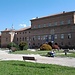 Piazza e palazzo Bentivoglio a Gualtieri.
