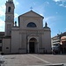 La chiesa di Brescello, resa celebre dai film di Don Camillo e Peppone.