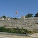erster Anblick der Festung Kale in Skopje