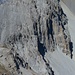 Gli strati verticali del contrafforte della Punta Rochers Charniers a nord del Colle Chaberton