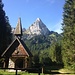Wanderfleck Kapelle mit dem "Ammergauer Matterhorn"
