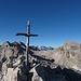 Ein letzter Blick auf das Gipfelkreuz der Furcia Rossa 3 .....