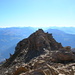 Blick zurück auf P. 2755, kurz vor Erreichen des Gipfels, unten links ist Chur