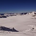Plaine Morte  mit Mont Blanc Massiv im Hintergrund