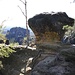 Amboßstein, im Hintergrund der Rauschenstein