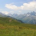 Blick zu den Stubaier Alpen